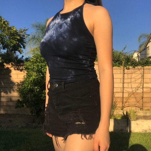 RARE Brandy Melville Tie Dye Halter - Picture 1 of 4